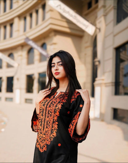 Black Aura 2PC (Farshi Shalwar)