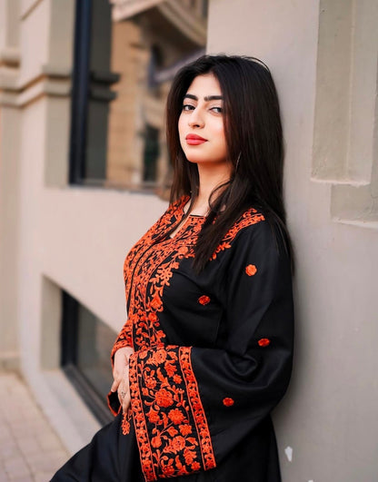 Black Aura 2PC (Farshi Shalwar)