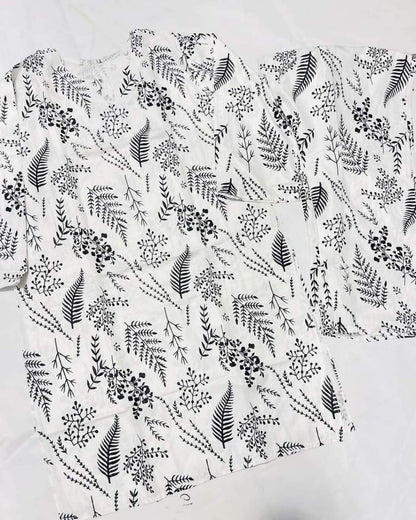 Peacock Design 2pcs suit stitch suit