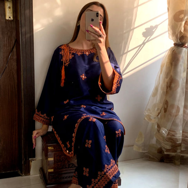 Mirror Work Embroidery 2Pc