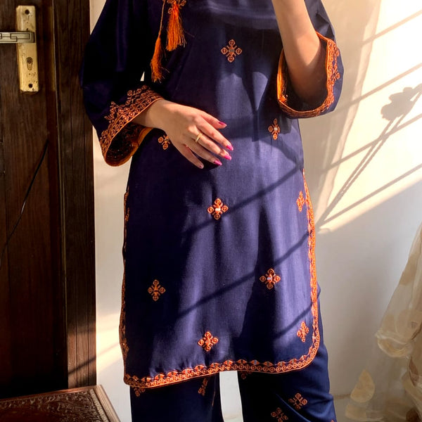 Mirror Work Embroidery 2Pc