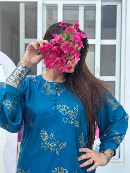 Sparrow Design 2Pcs Suit