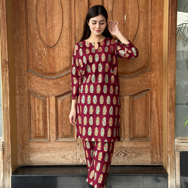 Laal Tain 2pcs suit