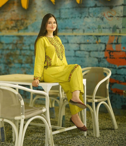 Pocket Sequence Embroidery 2Pc