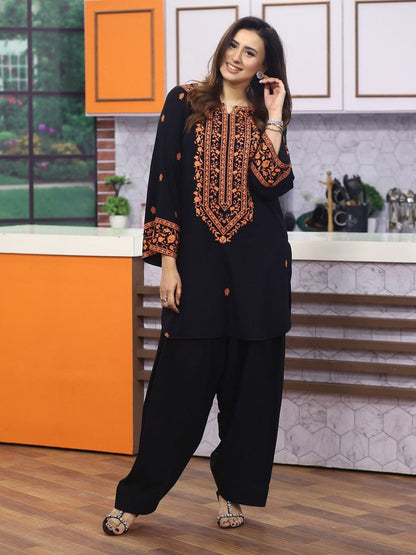 Black Aura 2PC (Farshi Shalwar)